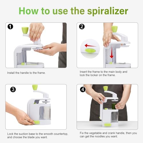 4-in-1 Vegetable Spiralizer Slicer