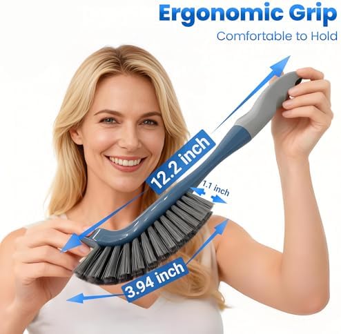 3 Pack Hard Bristle Cleaning Brush Set