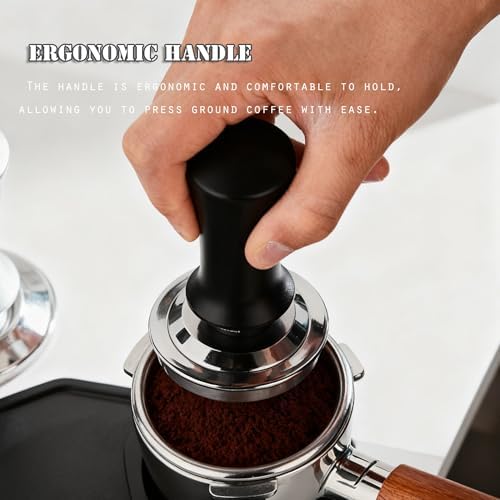 LeLehome 51mm Espresso Tamper Set, Calibrated Spring-Loaded Coffee