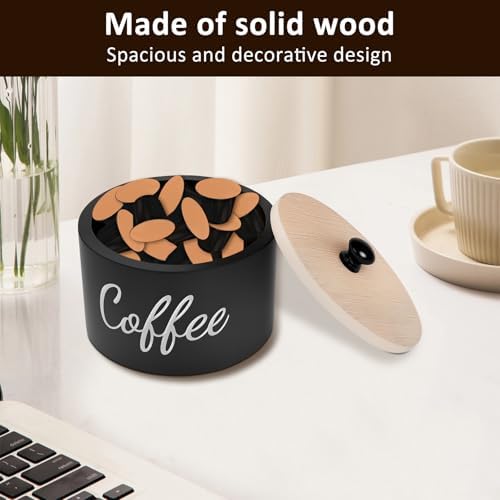 Coffee Filter Holder, Large Capacity Coffee Filter Container with Lid