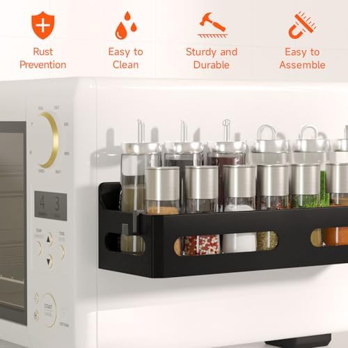 Sevenblue 6-Pack Magnetic Spice Rack for Refrigerator