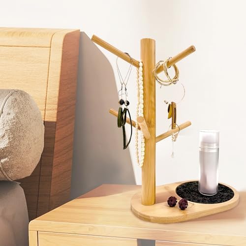 SNAIL GARDEN Mug Holder with Large Storage Base & Removable Felt Pad