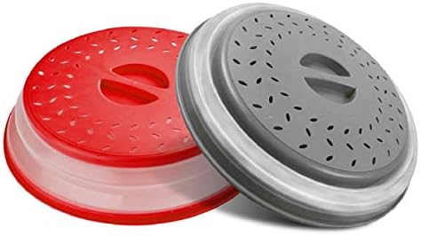 MMDcase [2 Pack]Microwave Splatter Cover Vented Collapsible Microwave