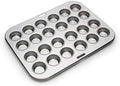Fox Run Stainless Steel Mini Muffin & Cupcake Pan, 24 Mini Cups Baking