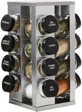 Kamenstein 16 Jar Heritage Revolving Countertop Spice Rack Organizer