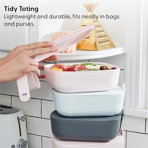 W&P Porter Bento Lunch Box, 3 Compartment Bento Box Portable Adult