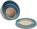 10-Piece Plastic Mixing Bowl Set with Lids, Nesting Kitchen Bowls with