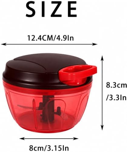 Manual food chopper (Red)