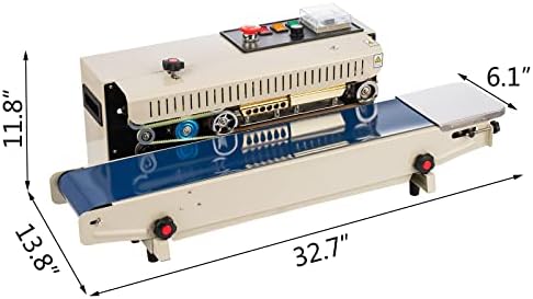 FR900 Continuous Band Bag Sealer, 0.02-0.8 mm