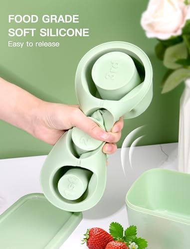 3 Pcs Silicone Ice Cube Tray for 30-40 Oz Tumblers with Lid and