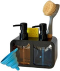 Esby 4-in-1 Dish Soap Dispenser, Black