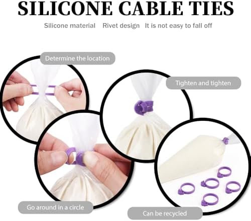 9PCS Large Piping Tips with 30PCS 18 Inch Large Piping Bags Disposable