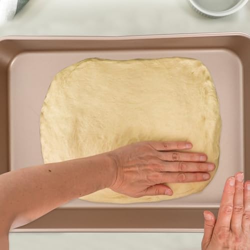 3 Piece Rectangular Cake Pans Set, Carbon Steel Oven Baking Sheets