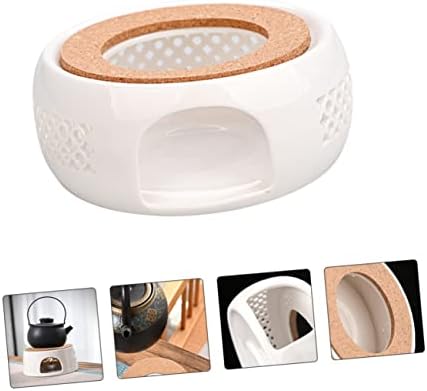 Ceramic Tea Warmer with Candle Holder Xmas Glass Teapot Base