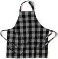 Buffalo Gingham Check Kitchen Bib Aprons, 2 Pack, 100% Cotton