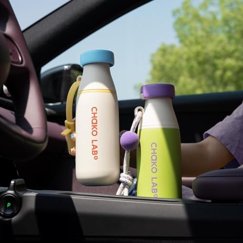 CHAKO LAB 17oz Insulated Water Bottle | Dual Drinking Modes | Two
