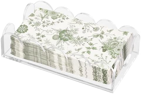 Acrylic Napkin Holder, 4" x 8", Clear