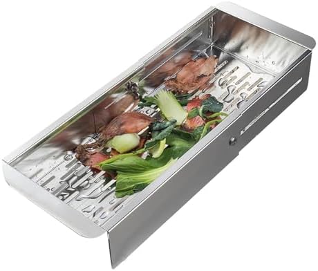 Stainless Steel Sink Strainer - Over the Sink Colander Stainless Steel
