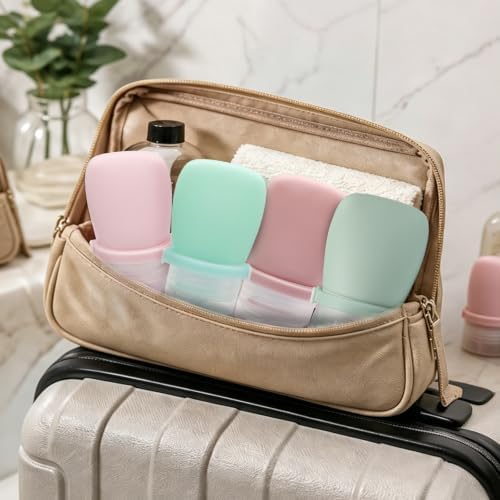 4pcs 1oz Travel Bottles for Toiletries, 30ml Leakproof Containers
