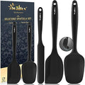 Walfos 600°F High Heat Resistant Silicone Spatula Set of 5- Food Grade