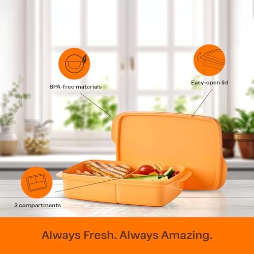 Tupperware Lunch-It Portion & Go Lunch Box Food Storage Container in