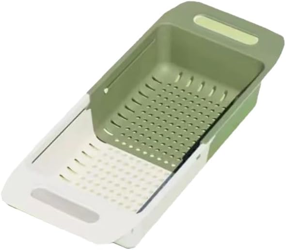Expandable Over-Sink Colander Basket, Adjustable Kitchen Strainer with
