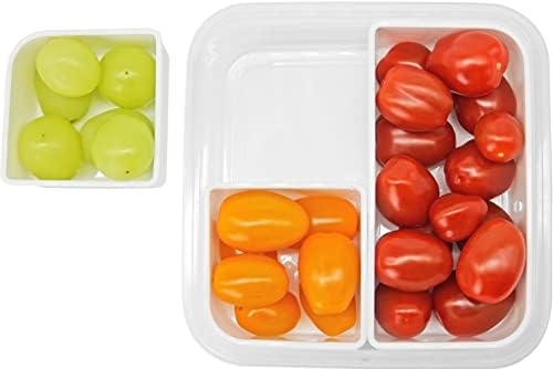 carrotez 3 Compartment Snack Container - 2.4 Cup (570ml)