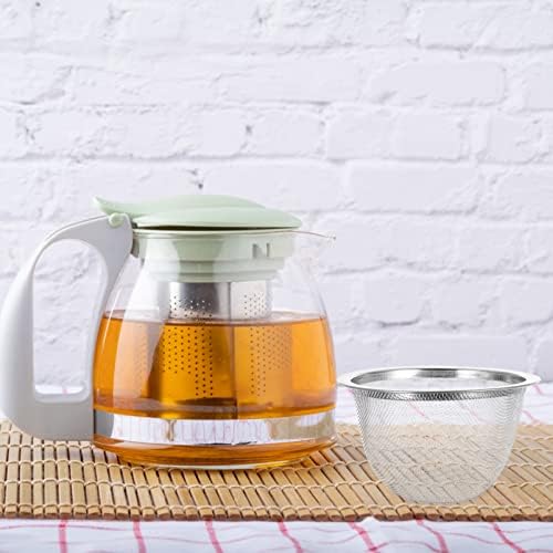 Operitacx 8-Pack Stainless Steel Tea Infuser Baskets, 3-Inch Strainers