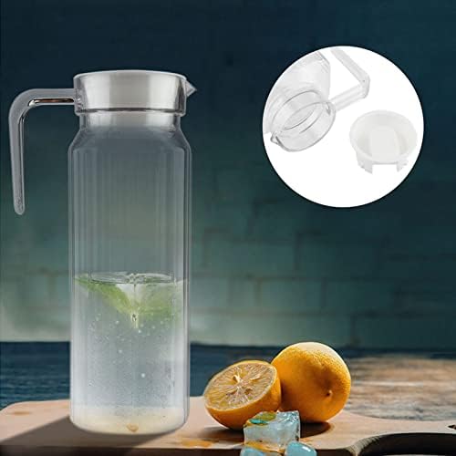 1 quart plastic pitcher with lid and spout 1l milk jug 500ml acrylic