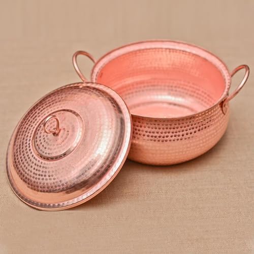Handcrafted Hammered Copper Cookware Set - Ideal for Copper Chef