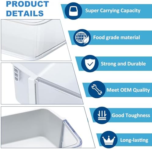DA97-12650A Door Shelf Basket Bin Compatible with Samsung RF260
