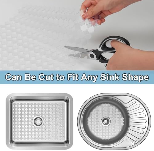 2 Pack Kitchen Sink Mat for Stainless Steel/Ceramic Sinks