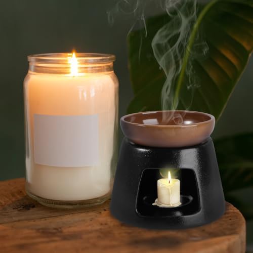 Ceramic Tea Stove Warmer for Teapots with Tealight Candle Stand