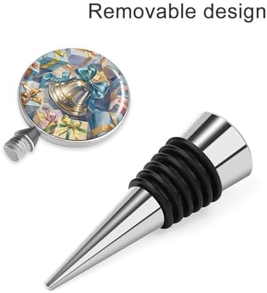 Bell Gift Wine Stopper Vacuum Alloy Wine Bottle Stopper Reusable Wine