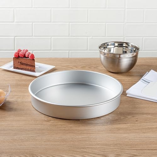 Restaurantware-Met Lux 12 x 2 Inch Straight-Sided Baking Tin, 1 Round