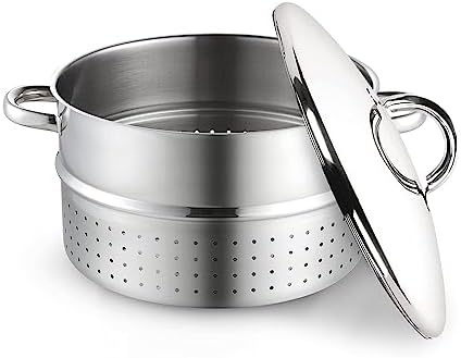 Cook N Home Stainless Steel Steam Juice Extractor, 11-Qt Steam Juicer Pot