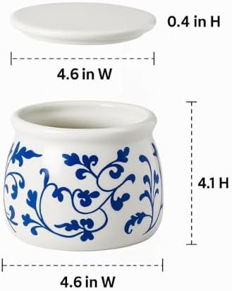 Terracotta Garlic Storage Container, Ceramic Keeper for Kitchen