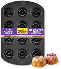 Wilton Gold Non-Stick Mini Fluted Tube Pan, Made Without PFAS