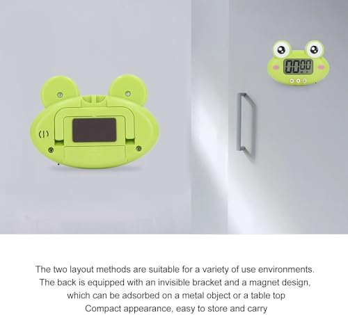 Cartoon Digital Kitchen Timer, Magnetic ABS