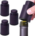 Maplefield Wine Stopper Vacuum Preserver - Purple Plastic, 1 Pump & 4