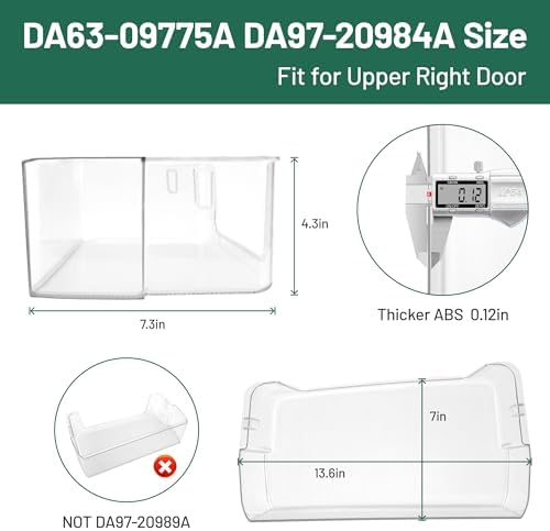 DA63-09775A Fridge Right Door Shelf Bin for RF28T5001SR RF28T5021SR