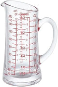 Ackers Glass Measuring Cup 5 Oz/150ml Shot Glass Measuring Cup with