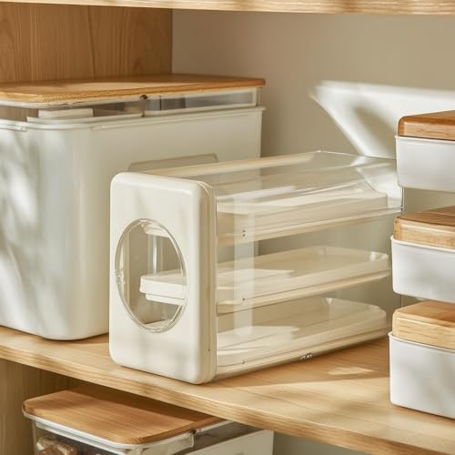 Kitchen Egg Holder Egg Organizer Egg Dispenser Egg Storage Rack With