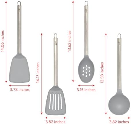 Glad Kitchen Utensils Set, 8pcs - Nonstick Cooking Tools with