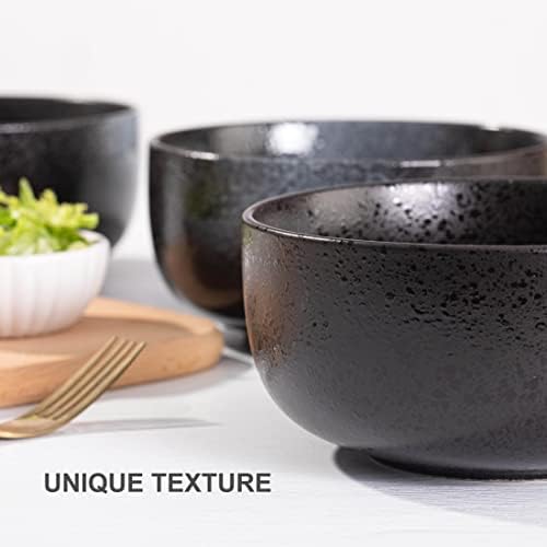 S&Q'S CERAMICS Soup Bowls - 36 Ounce Ceramic Bowl Set, Kitchen Bowls