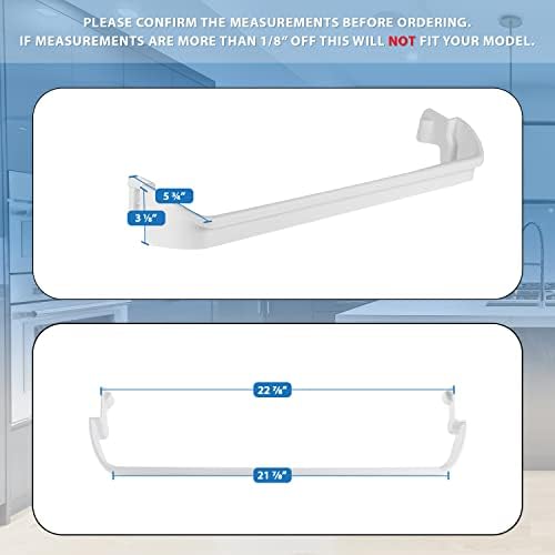 Lifetime Appliance 240534701 Door Bar Rack Compatible with Frigidaire