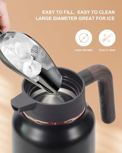 Thermal Coffee Carafe 70 oz - 12 Hour Hot Stainless Steel Thermal