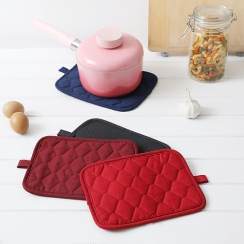Glynniss Anti-Slip Pot Holder Set, 2PCS, 7x9 Inches