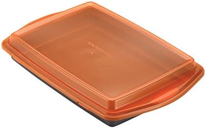 Rachael Ray Nonstick Bakeware Set with Grips and Lid