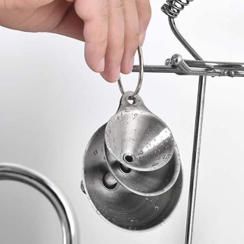 Kitchen Funnel Set for Canning and Filling Bottles Stainless Steel